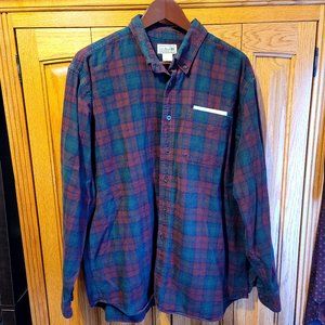L.L. Bean Men's Scotch Plaid Flannel Shirt, Traditional Fit